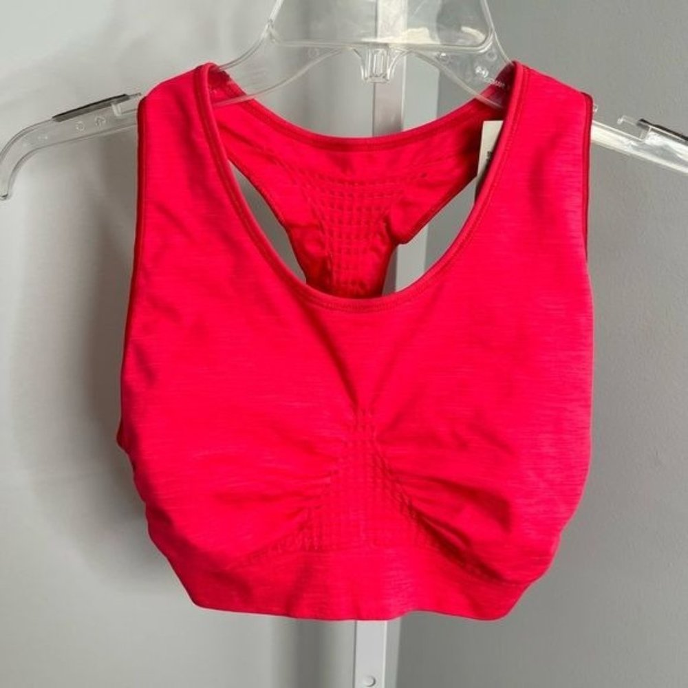 Sweaty Betty Stamina Sports Bra Size Medium Orange Red - Picture 8 of 16